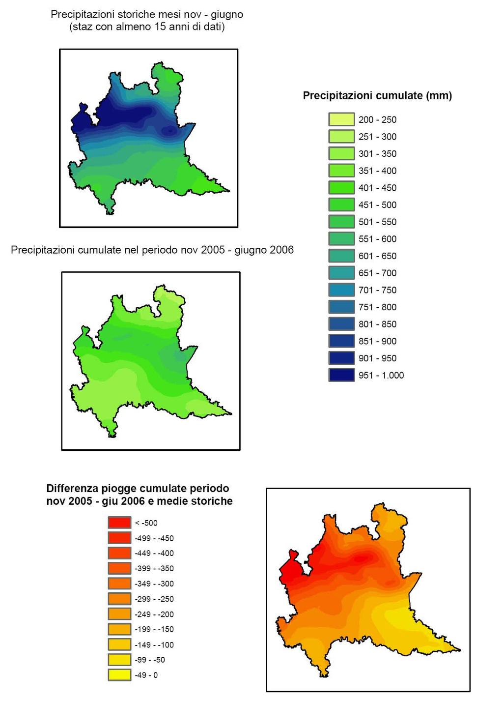 PRECIPITAZIONE TOTALE E ANOMALIA