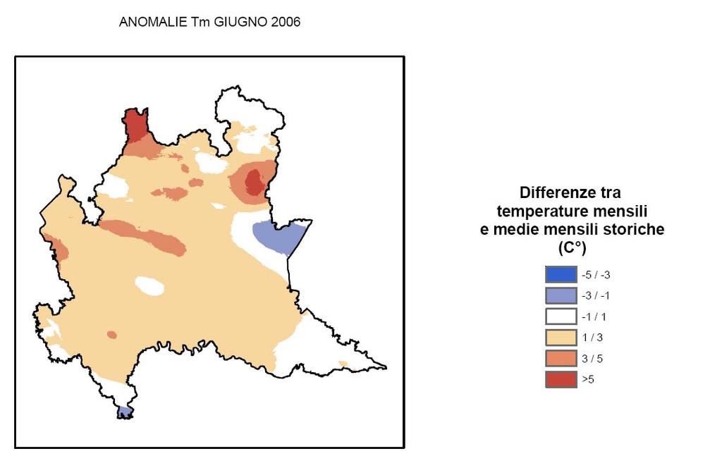 TEMPERATURE TEMPERATURA PRIMA META DI LUGLIO Tabella delle temperature estreme in alcune stazioni dal 01/07 al 11/07/2006 LUGLIO Nome stazione Quota T max T min T media [m slm] [