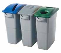 10 Trattamento rifiuti: Riciclaggio Contenitori Slim Jim Lo standard industriale per la gestione salvaspazio dei rifiuti.