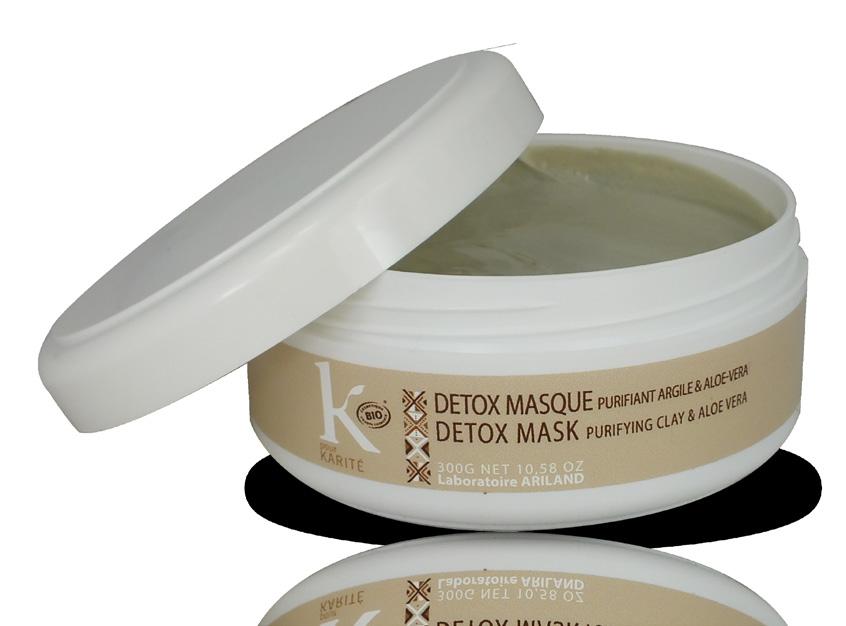 TRATTAMENTI MASQUE DETOX Maschera purificante 300 g La Masque Detox, grazie al suo complesso di Caolino, Zeolite ed Aloe, rappresenta un validissimo alleato durante il periodo di transizione da