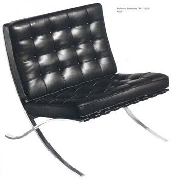 Anche Karl Mang sottolinea la raffinata eleganza dei mobili firmati da Mies van der Rohe: Già il primo progetto, la sedia MR in acciaio tubolare presentata nel 1926 si caratterizzava per una gracile