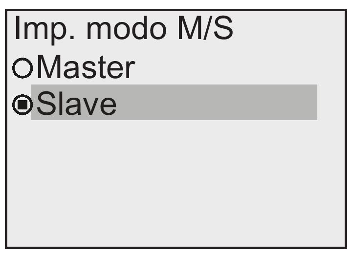 Programmazione di 3.8 Configurazione di funzioni aggiuntive per 7. In questa schermata si immette l'indirizzo IP del che si vuole configurare come master del slave.