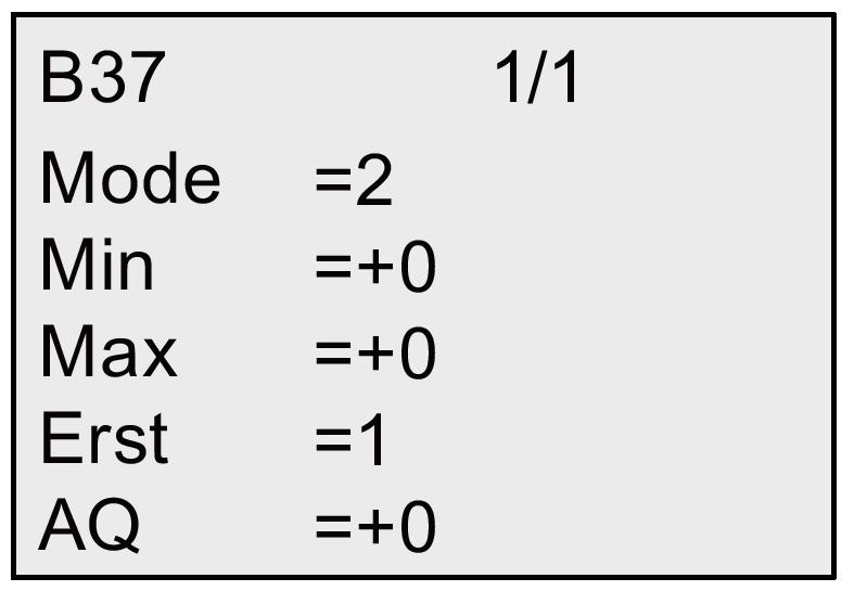 ERst = 0 e En = 1: la funzione emette un valore in AQ a seconda di come sono stati impostati Mode e S1.