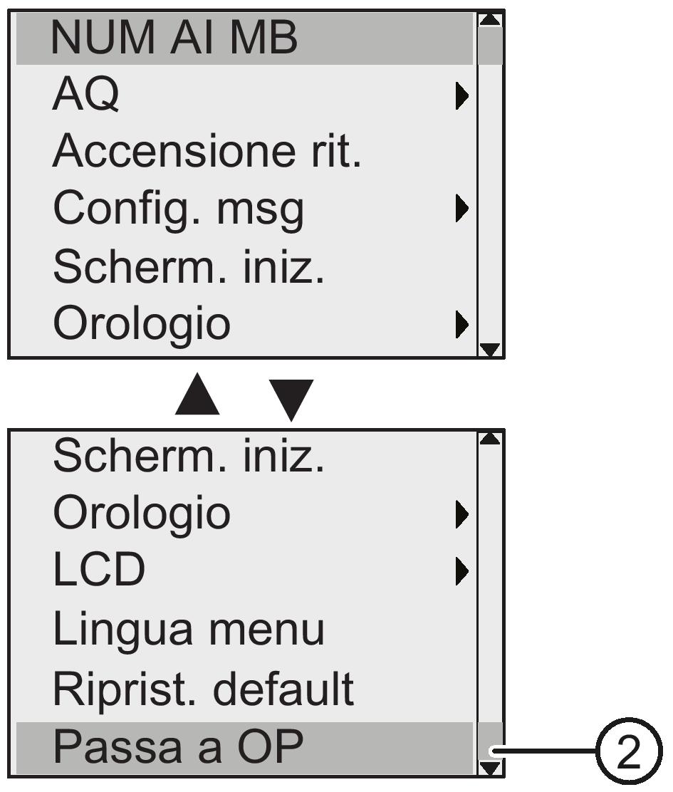 Programmazione di 3.5 Configurazione della protezione dell'accesso ai menu per 3.