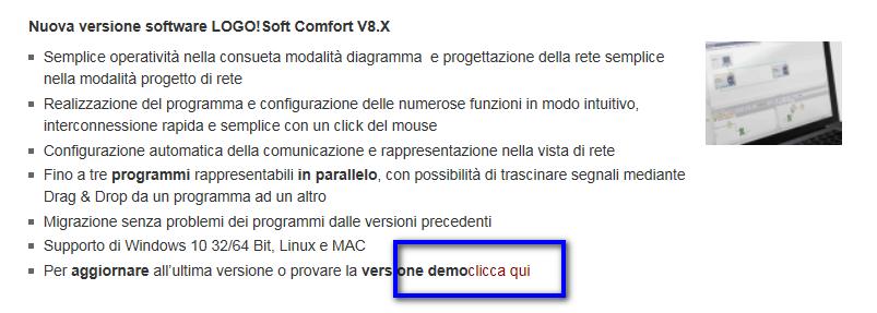 Cliccando sul link, il sito aprirà la seguente schermata dove su clicca qui (riquadro blu), si