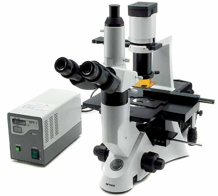 Modello XDS-2FL Lo strumento XDS-2FL è un microscopio invertito ad epi-fluorescenza per utilizzo di routine.