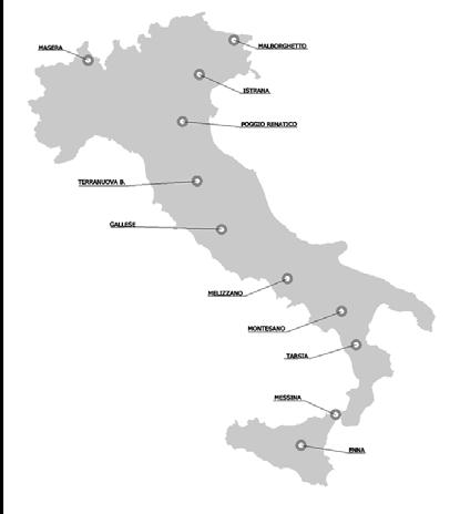 19 La Rete Regionale di Gasdotti La rete di trasporto Regionale, che si estende al 31 dicembre 2015 per 22.
