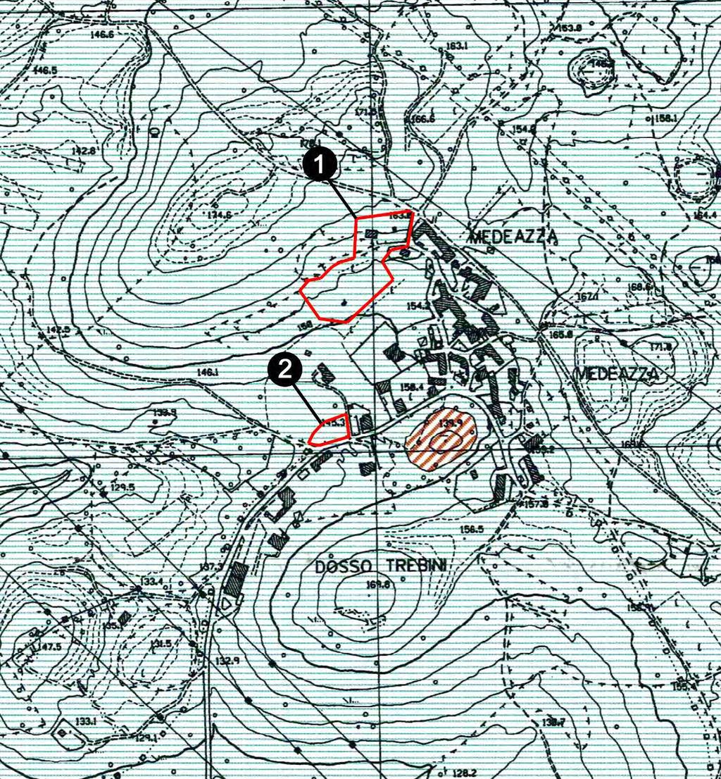 Siti 1 e 2 Estratto dalla CARTA DELLA ZONIZZAZIONE GEOLOGICO TECNICA DI MASSIMA STUDIO GEOLOGICO