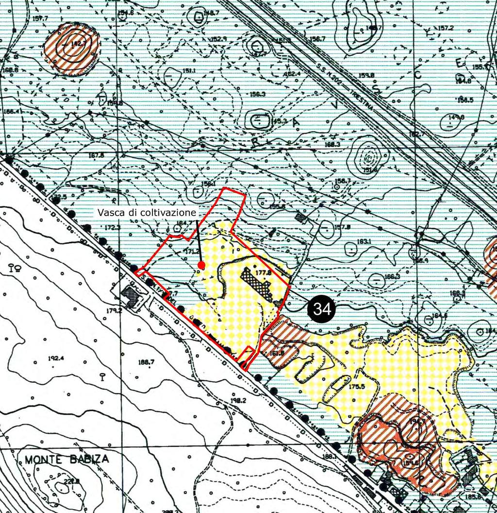 Sito 34 Estratto dalla CARTA DELLA ZONIZZAZIONE GEOLOGICO TECNICA DI MASSIMA STUDIO GEOLOGICO