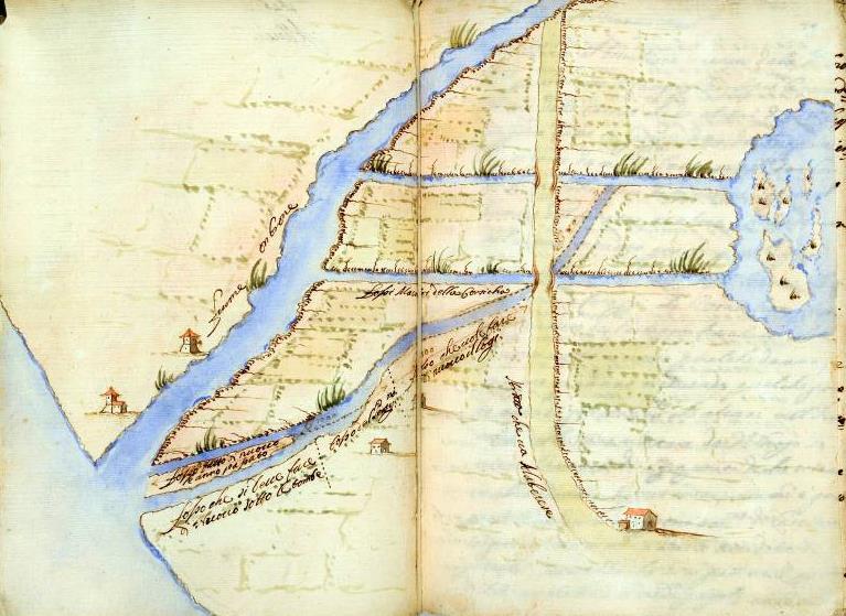 Bocca d Ombrone e Alberese: cartografia storica e