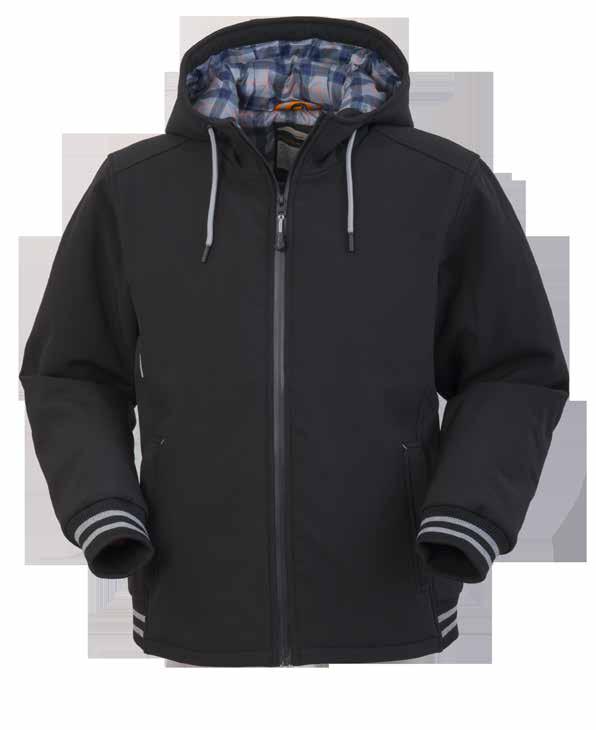 GIUBBOTTO SOFTSHELL NEWMAN cappuccio fisso con