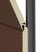 Istruzioni di montaggio posa in orizzontale Pannelli parete con giunto a fissaggio standard Posizionare il primo pannello con il lato maschio verso l alto, verificandone la perfetta orizzontalità,