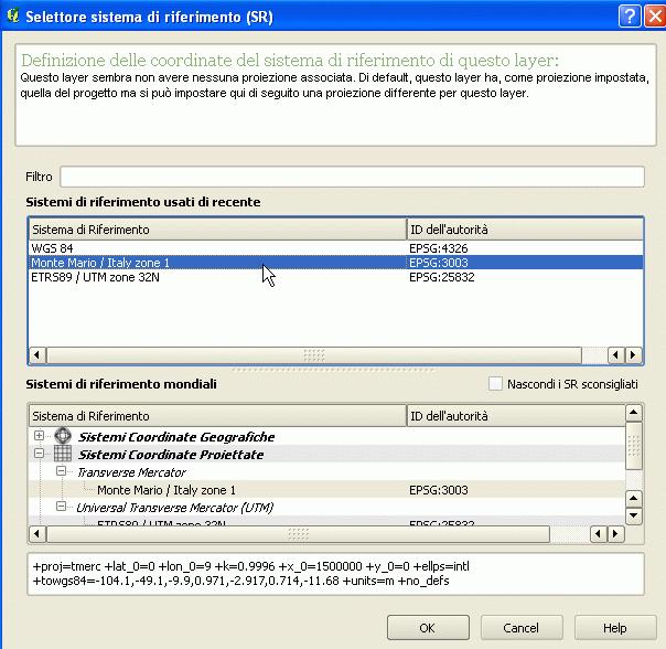 lo strato Disclaimer deve essere sempre presente. Poiché il sistema attiva tale strato automaticamente non è necessario sceglierlo nella lista. Fase 7: Sempre in Figura 6.