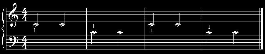 MINIMA = LA SEMIMINIMA = 2