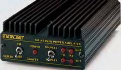 -BAND MHz PRE-AMPLIFIER GAIN FIGURE NOISE VUR 30 FULL DUPLEX 144-148 1-6 30 16 db TYP. 1 db 430-440 1-6 28 15 db TYP.