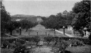 2/7 La collina dei Celestini (distante circa 1 km e mezzo), vista da villa Griffone, in una vecchia fotografia. La collina dei Celestini è il punto dove Marconi aveva posizionato il ricevitore.