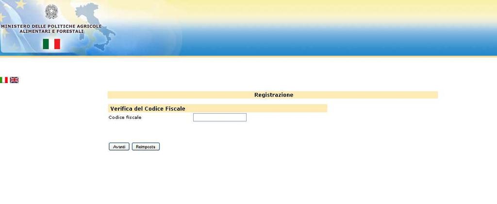 Effettua la Registrazione per ottenere UserID e password e segue la procedura descritta nel seguito. Fig.