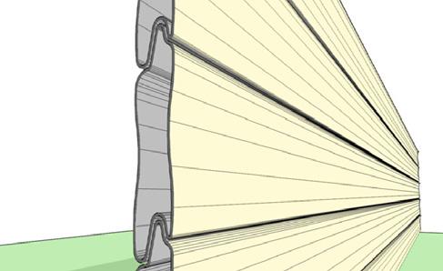 Allo stesso modo,si può avere piena luce alzando totalmente l avvolgibile. Il profilo a doppia parete garantisce un importante risparmio energetico, grazie alla sua chiusura ermetica.