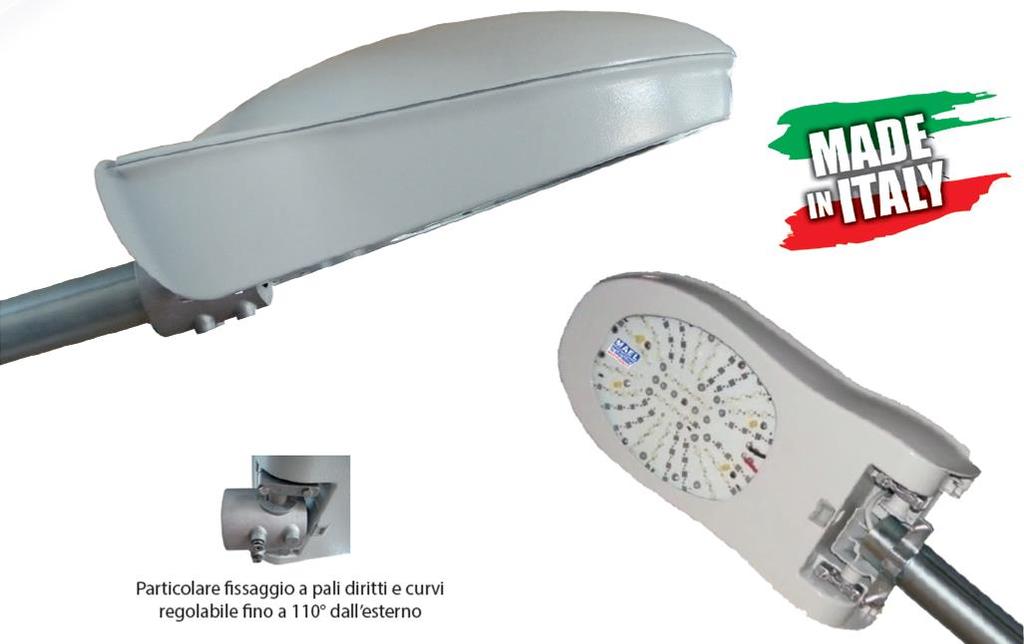 ARMATURA STRADALE A LED Armatura stradale a LED dal design armonioso e moderno che unito alla funzionalità, robustezza e affidabilità