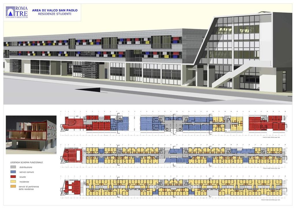 PROGETTO URBANO OSTIENSE RESIDENZE PER GLI STUDENTI