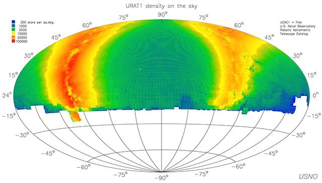 com Rilasciato dall USNO il catalogo URAT1 Il Robotic Astrometric Telescope Catalog prima versione (URAT1) è stato rilasciato dall USNO (U.S. Naval Observatory Osservatorio Navale degli Stati Uniti).