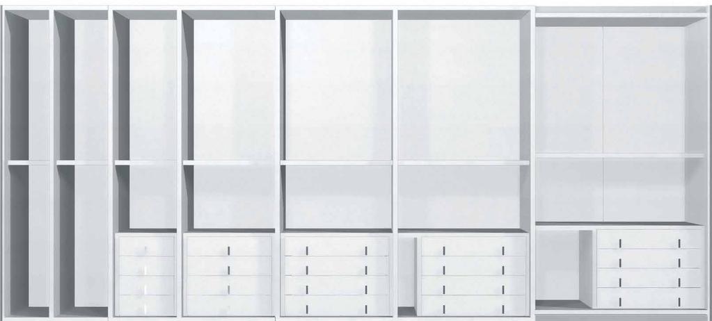 I-Box Armadi Wardrobes modularità / modularity cm spessore / thickness valore / value solidità / solidity I-Box BATTENTE HINGED DOOR BATTENTE HINGED DOOR BATTENTE HINGED DOOR SCORREVOLE / BATTENTE