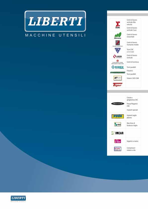 ASPORTAZIONE TRUCIOLO Da anni Vi offriamo la qualità dei migliori prodotti, nuovi e usati Taglio Plasma CRM 2500 x 6000 con testa a forare anno di costruzione 2003 Fresatrice a banco fisso NOVAR mod.