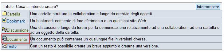 5 Gestione Area Collaborativa Normalmente l uso dell area collaborativa è limitato alle Gare che prevedono la gestione di documenti particolarmente consistenti.