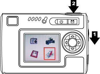 5. Impostazioni Premere il tasto Modalità e selezionare la modalità Setting (Impostazioni). Premere il tasto Otturatore/OK per confermare. Premere di nuovo il tasto Menu per tornare alla modalità.