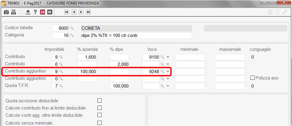 5 - Dirigenti e quadri superiori iscritti al PREVINDAPI con classe iscrizione X o Z che versano la contribuzione ad un altro Fondo di previdenza complementare Per i dirigenti e quadri superiori