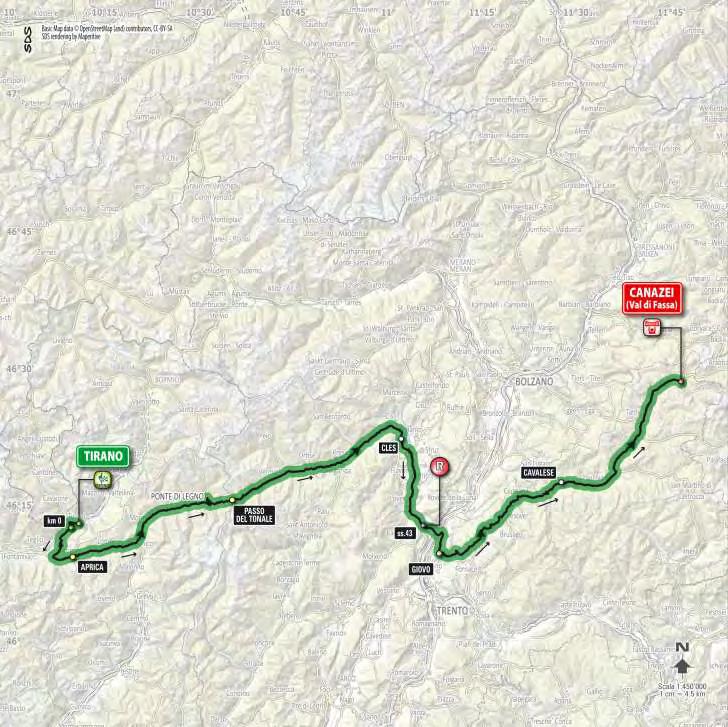 Tappa / Étape / Stage 17 Tirano-Canazei (Val di Fassa) 24.05.