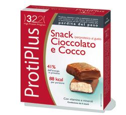 LA GAMMA PROTIPLUS COLAZIONE Bevande ai gusti: Cappuccino - 99 kcal Cioccolato - 100