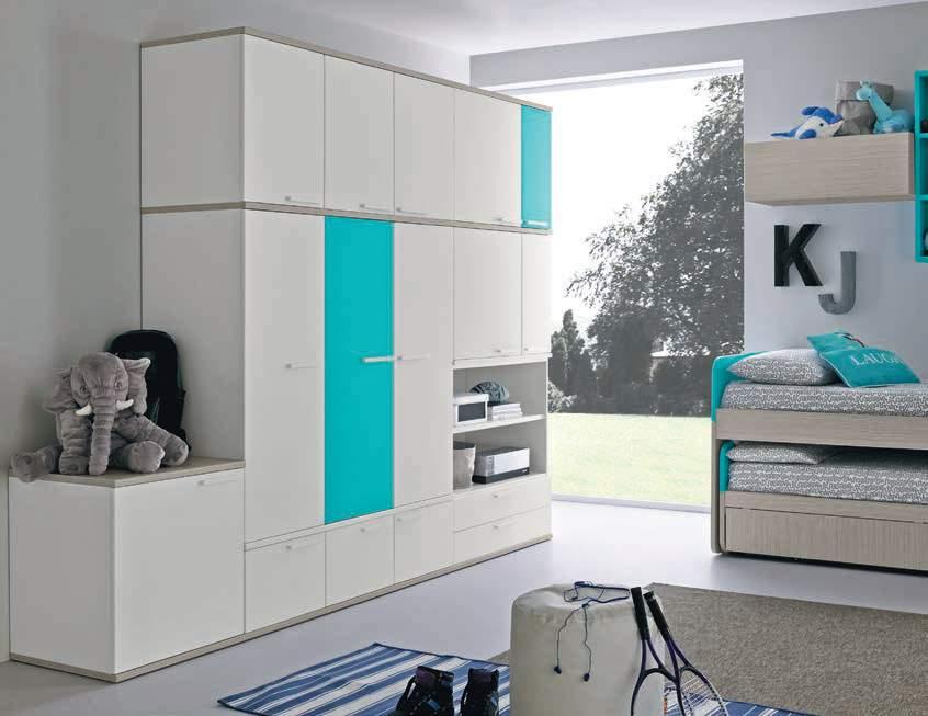 dimensioni e finiture dimensions and finishes 272,5 3 POSTI LETTO 3