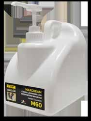 additives and car care Additivi - Prodotti chimici M60 MAXCREAM DESCRIZIONE: Crema lavamani con microsfere naturali.