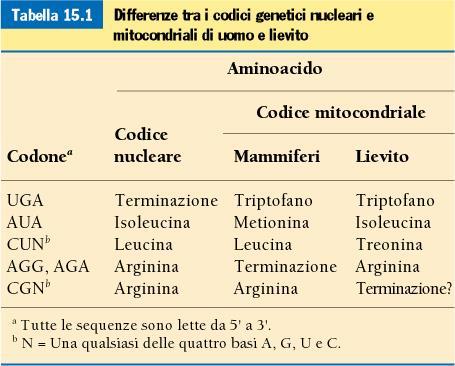 Si osservano deviazioni dal codice genetico universale in molti gruppi tassonomici.
