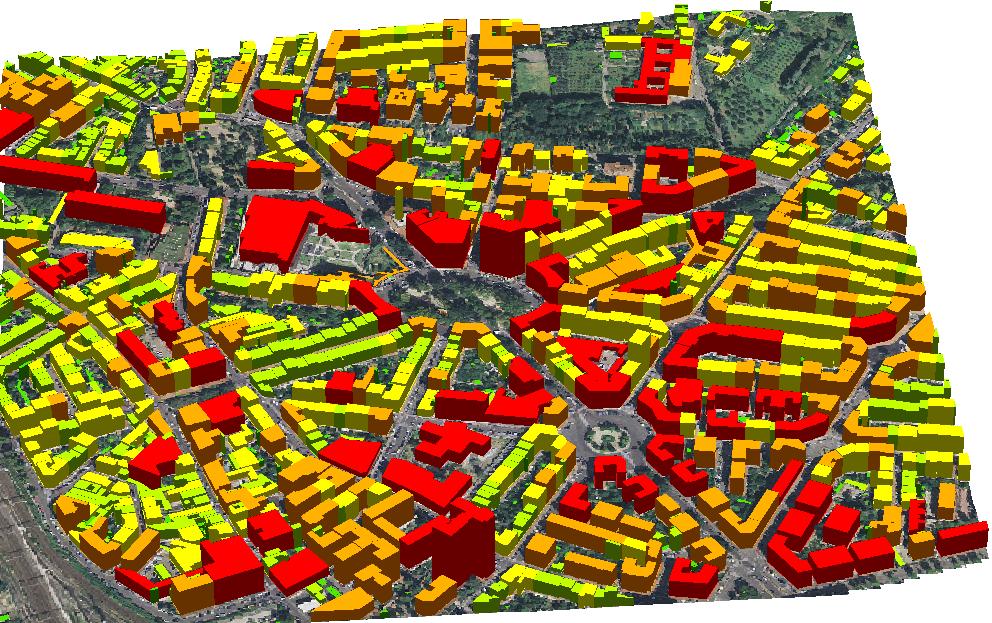 Fisica Tecnica Ambientale Consumi Energetici e Tessuti urbani edificati: applicazioni di strumenti GIS e Digital Urban Surface Models (DUSMs) ricostruti a partire dai dati LiDAR
