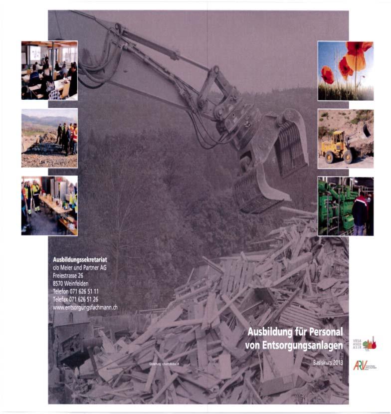 Commissione Formazione Esperta / Esperto di impianti di smaltimento Scavo, demolizione e riciclaggio