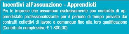 Trasformazioni e consolidamento LE PRESTAZIONI IN FAVORE