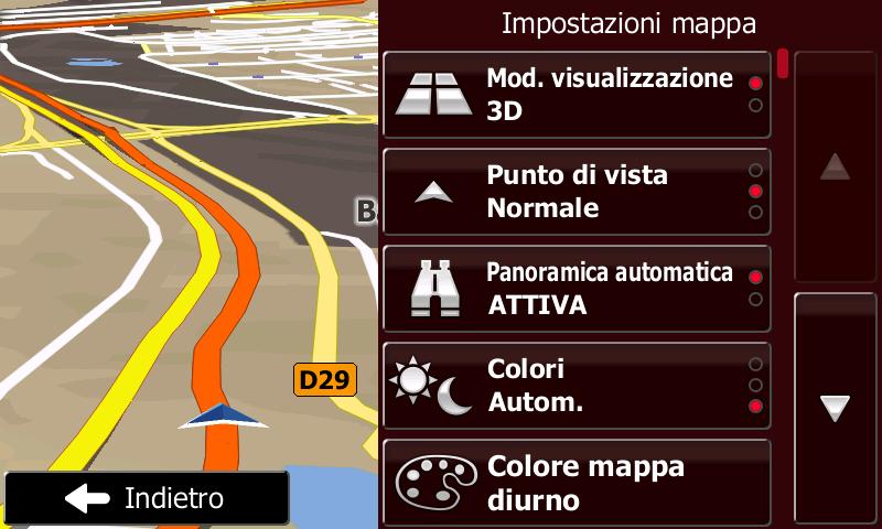 Alla selezione di un nuovo profilo, l'applicazione viene riavviata, al fine di rendere effettive le nuove impostazioni. 5.3.