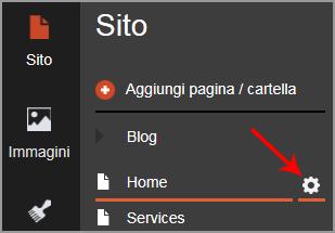 Nella sezione che si apre è possibile: Modificare il Titolo della Pagina Modificare il Titolo che deve essere mostrato sul browser Inserire le parole chiave SEO (acronimo di Search Engine