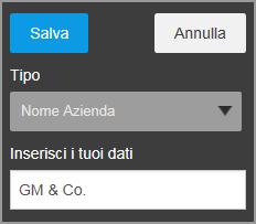 pannello di gestione, dove è necessario inserire l ID Azienda LinkedIn Confermare le operazioni con il pulsante Salva- Widget Modulo di Iscrizione Per inserire il Widget che consente di inserire il