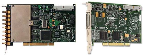 3 - Indagini soniche NI PCI-4472: è una scheda di acquisizione del segnale dinamico a 8 canali progettata per effettuare accurate misure di dominio della frequenza.