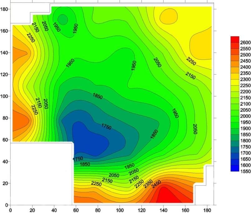 4 - Raccolta ed analisi di precedenti sperimentazioni Anche nella seconda elaborazione tomografica, qualitativamente molto simile alla precedente, è apparsa netta la differenza di distribuzione delle