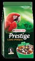 Loro Parque Ara - 2,5 Kg P421959 Loro Parque Ara - 15 Kg sacco P421994 Componenti: girasole piccolo, girasole bianco, saraceno, avena bianca, cardy bianco, mais, frumento tenero, miscela di noci,