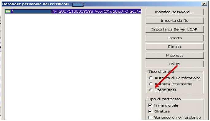 Chiudere la finestra "Database personale" e ritornare alla schermata principale di File Protector. 3.