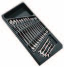 2 inserti esagonali 5/6 8-0-2-4 4 - JMB2 802gv06 Carrello cassetti con assortimento di 80 utensili in vaschette termoformate.