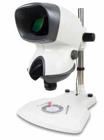 Prestazioni elevate, ampia gamma di opzioni Elite Mantis Elite è uno stereomicroscopio ad alte prestazioni, che offre immagini ottiche in 3D con opzioni di ingrandimento sino a 20x, che lo rendono