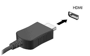 Collegamento di una periferica HDMI Nel computer è disponibile una porta HDMI (High Definition Multimedia Interface, Interfaccia multimediale ad alta definizione).