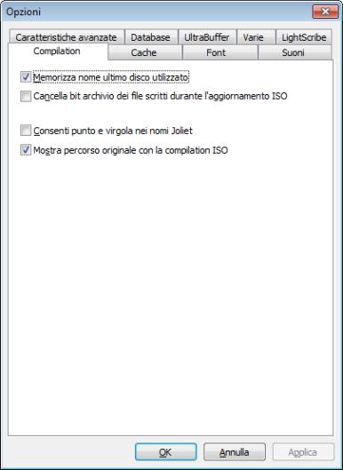 Opzioni di configurazione 16 Opzioni di configurazione Nella finestra Opzioni è possibile definire le opzioni per eseguire le operazioni con Nero Express.