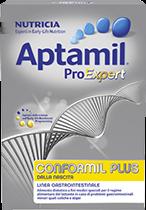 919 Aptamil ProExpert CONFORMIL PLUS Dalla nascita. La risposta ai problemi gastrointestinali minori come coliche e stipsi.